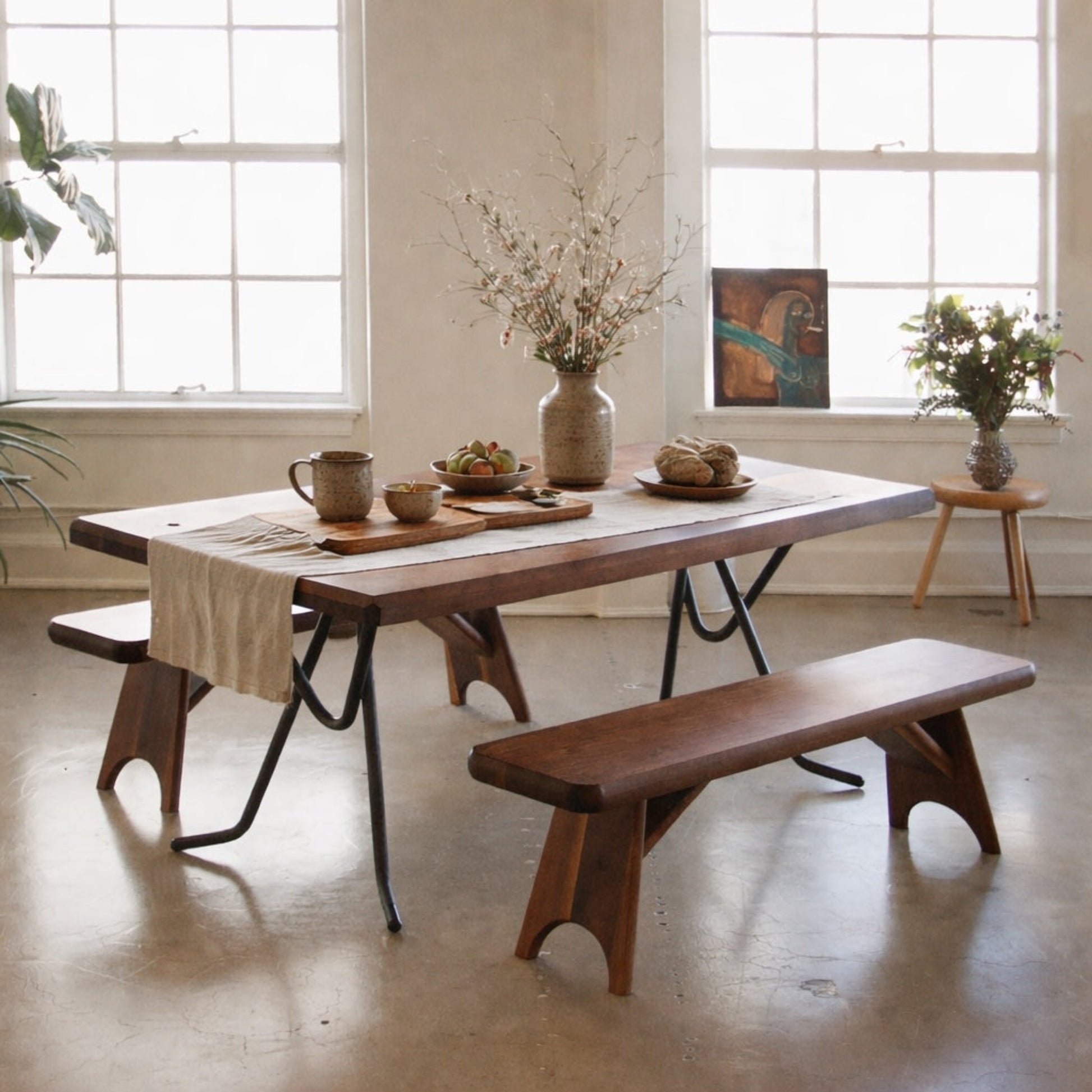 Walnut Melk Bench