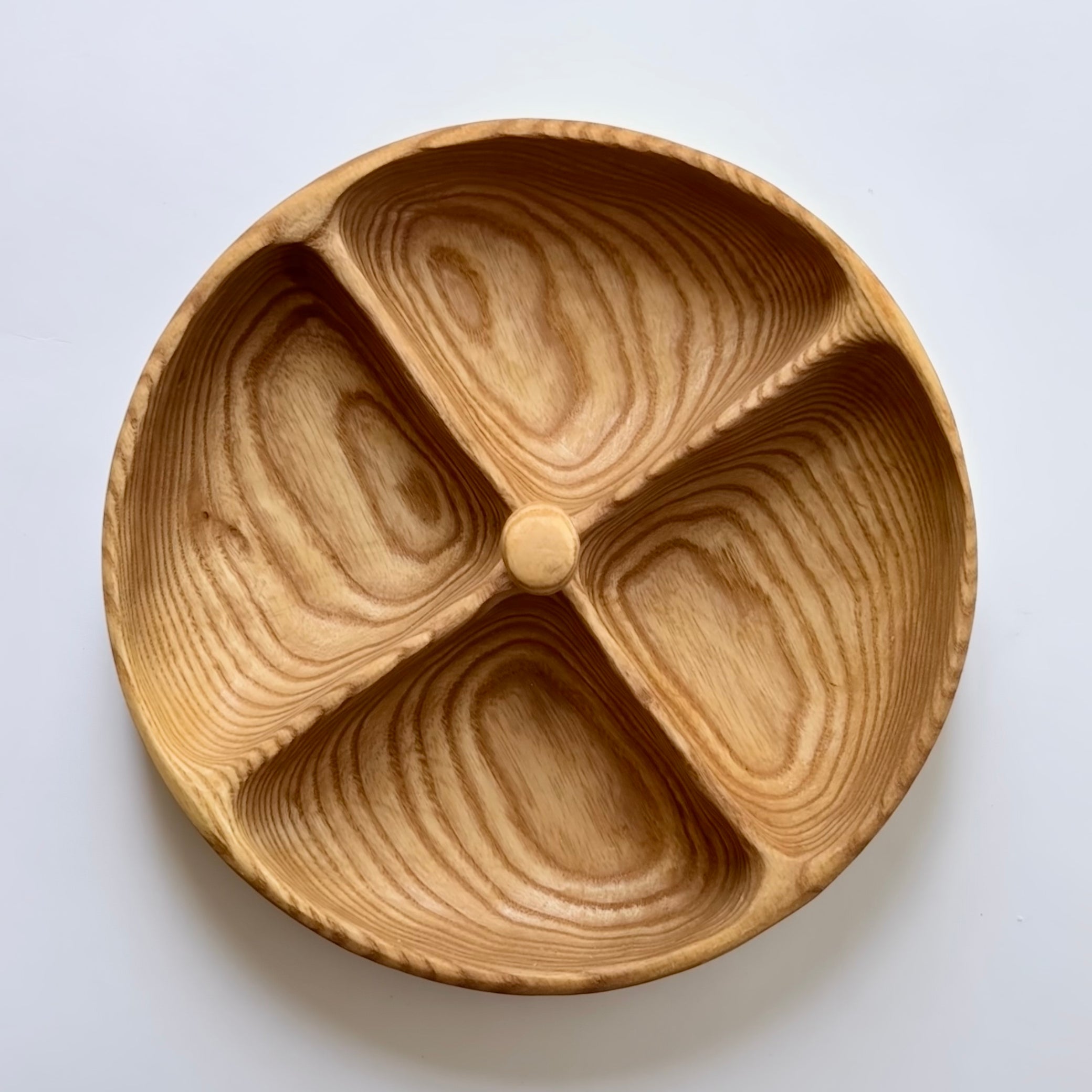 Wooden snack bowl