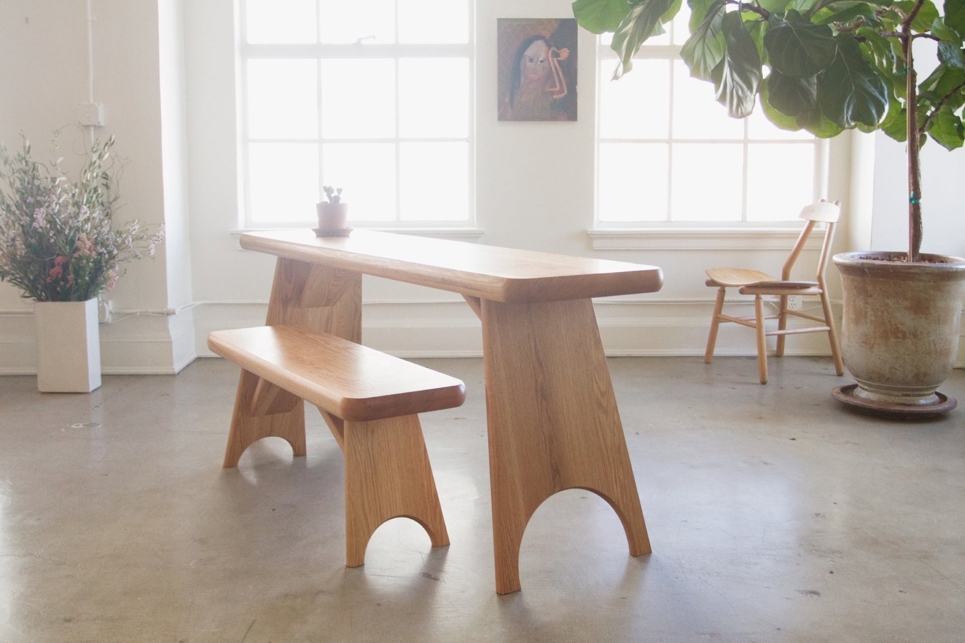 Oak Melk Bench