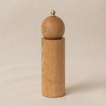 Handcrafted Pepper Mill in Oak