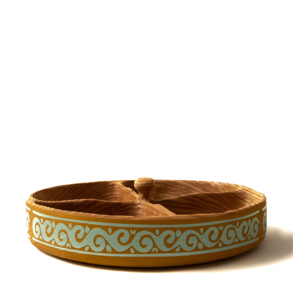 Wooden snack bowl